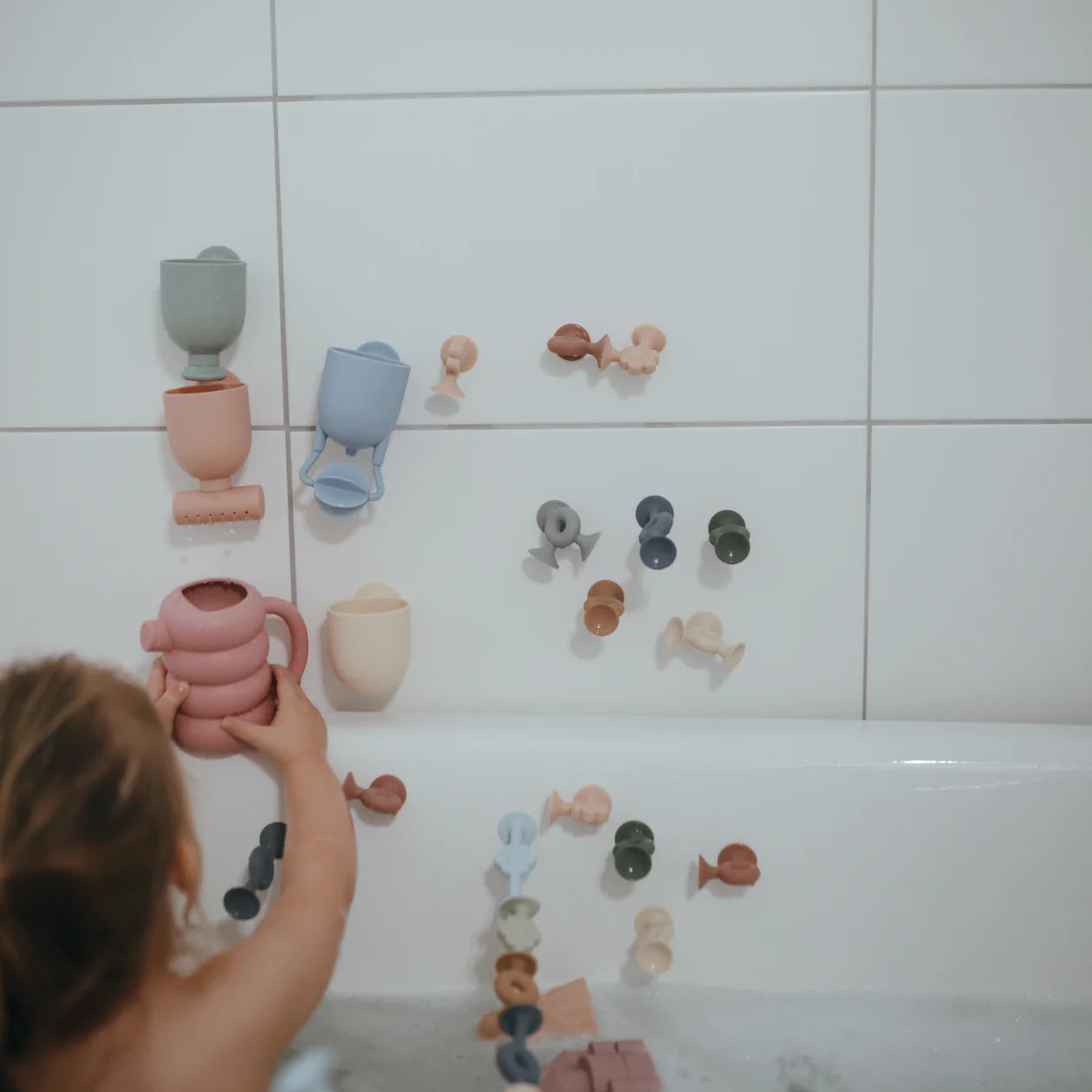 Ensemble De Bain Verser Et Jouer