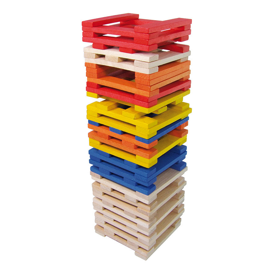Jeu de construction en bois, Batibloc Color