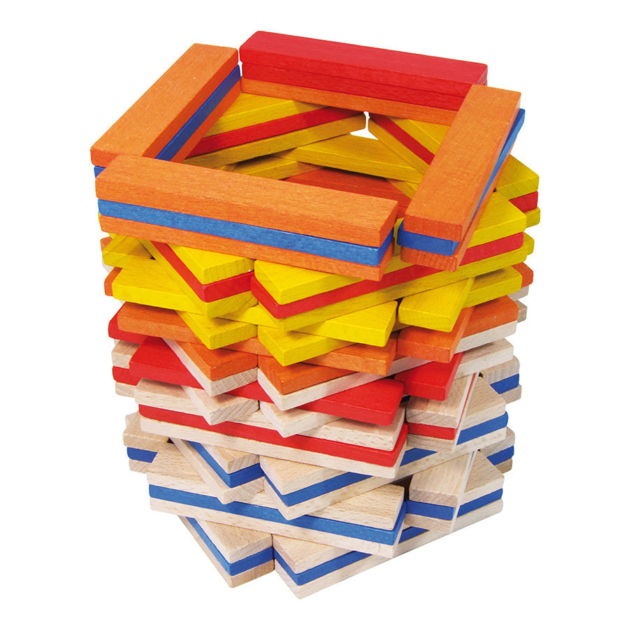 Jeu de construction en bois, Batibloc Color