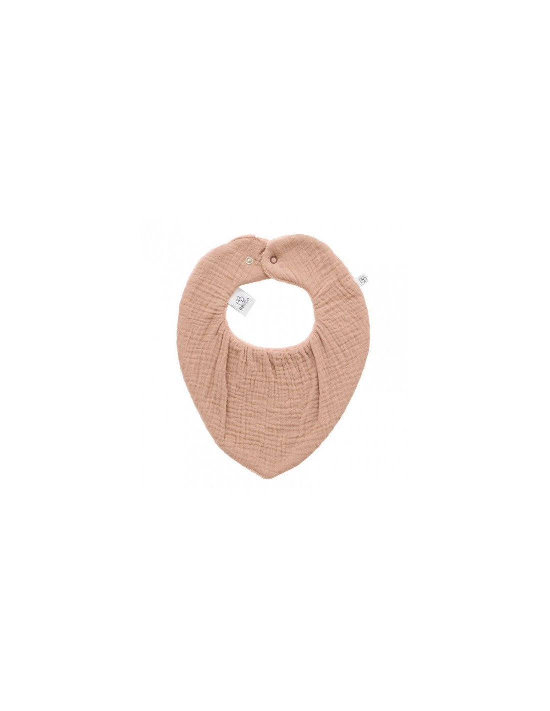 Bavoir Bandana Bambou & Gaze coton Mocha - BB&Co