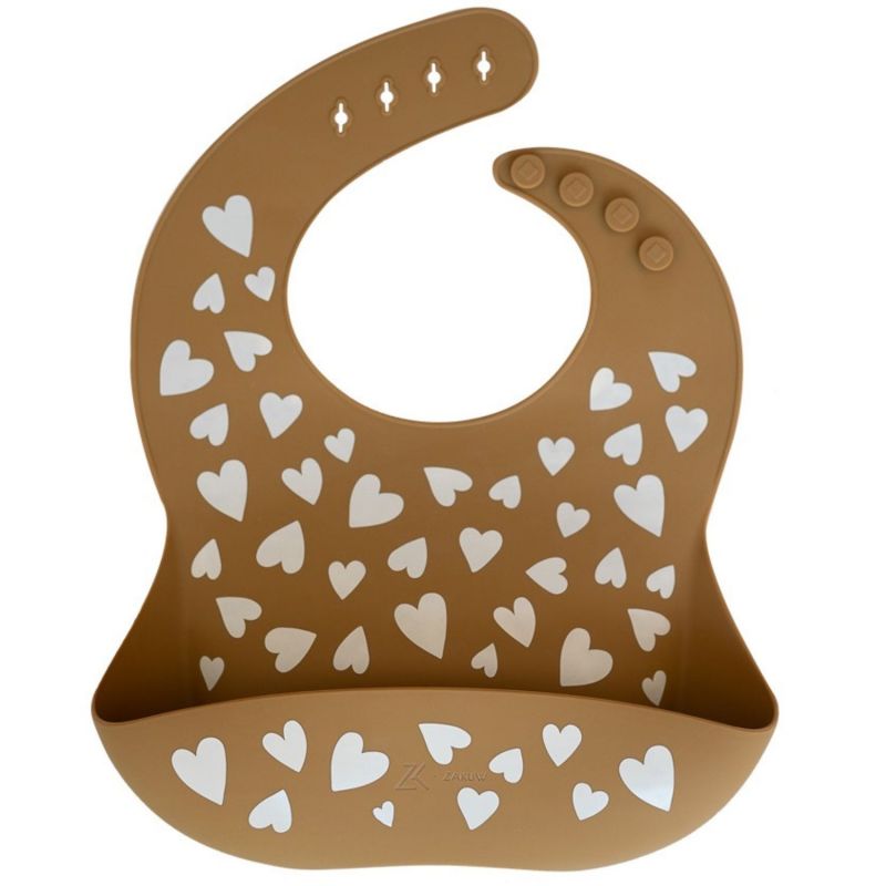 Bavoir en silicone | Fall In Love Camel