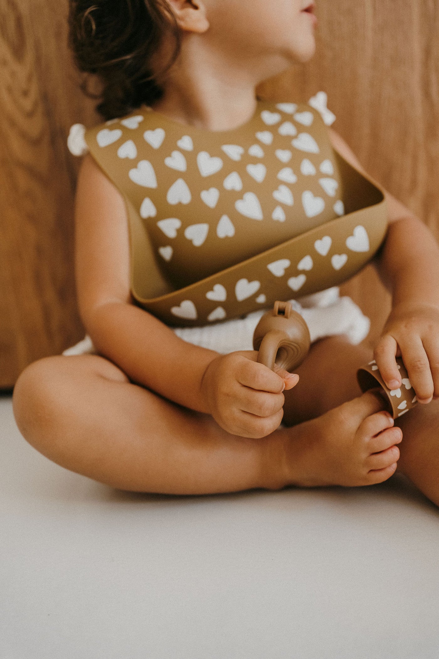 Bavoir en silicone | Fall In Love Camel
