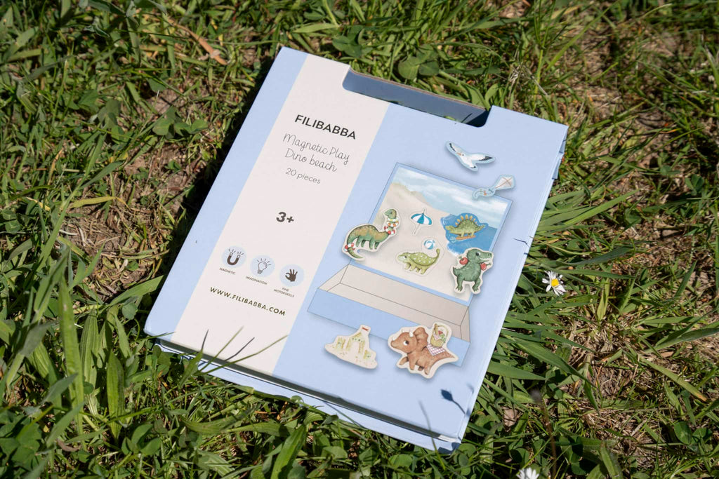 Jeu magnétique - Plage des dinosaures