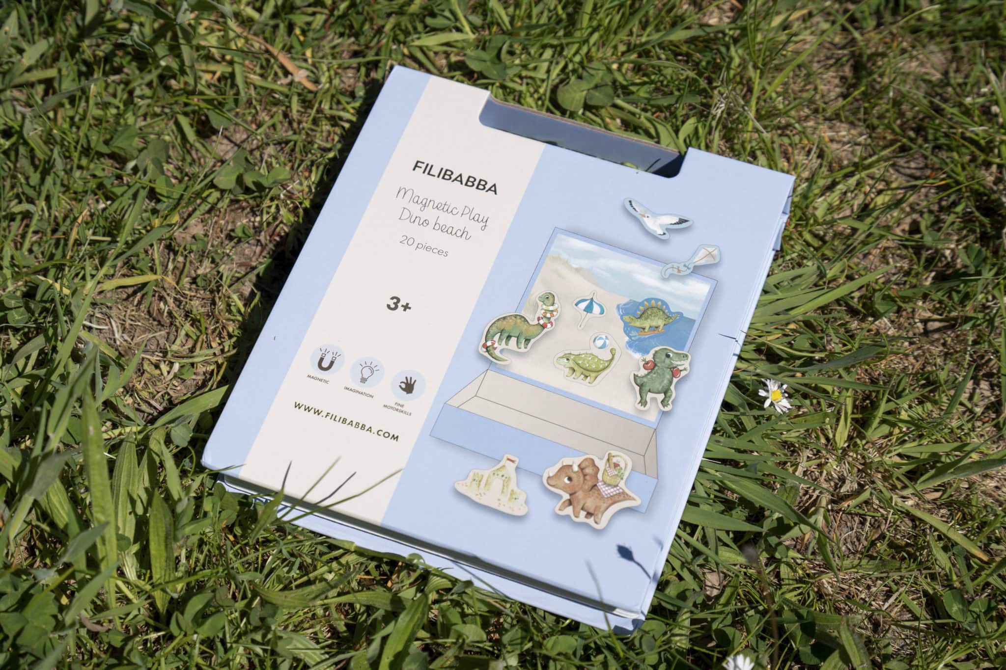 Jeu magnétique - Plage des dinosaures