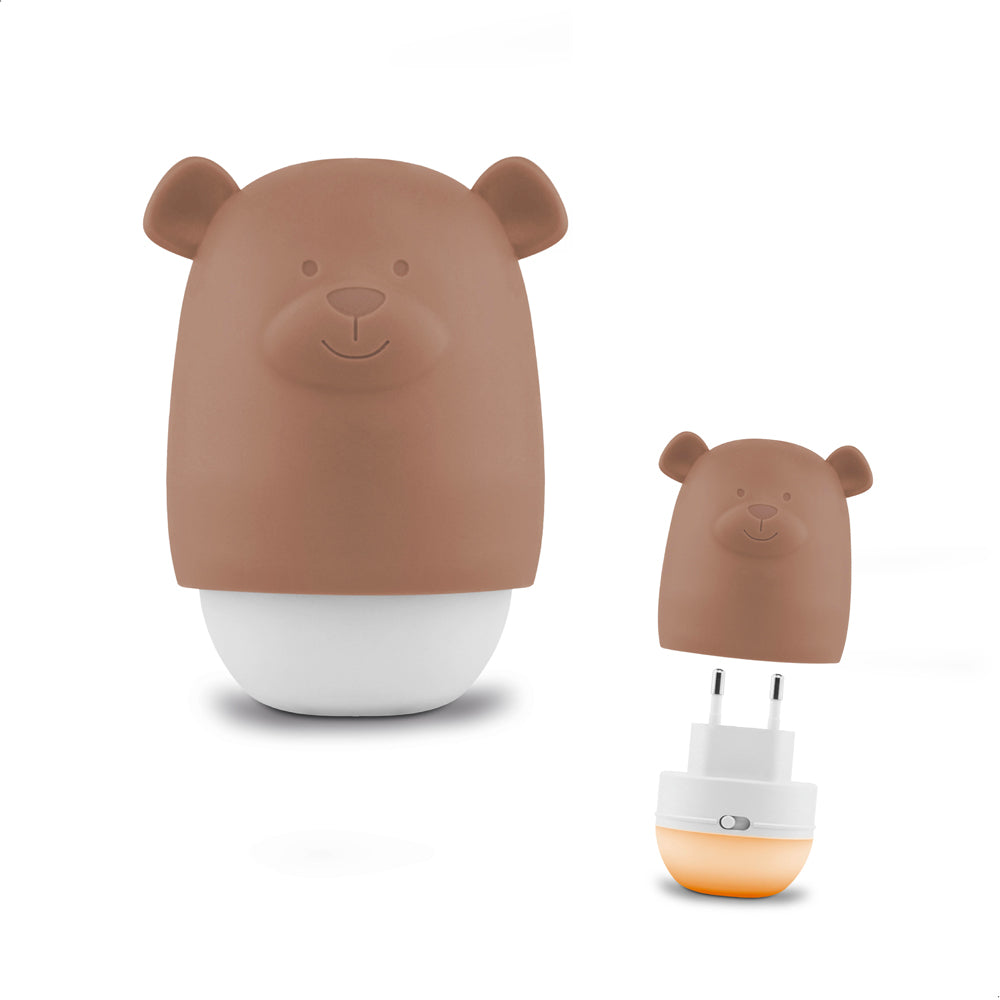 Zazu – Veilleuse Benny compacte nomade – Chocolat