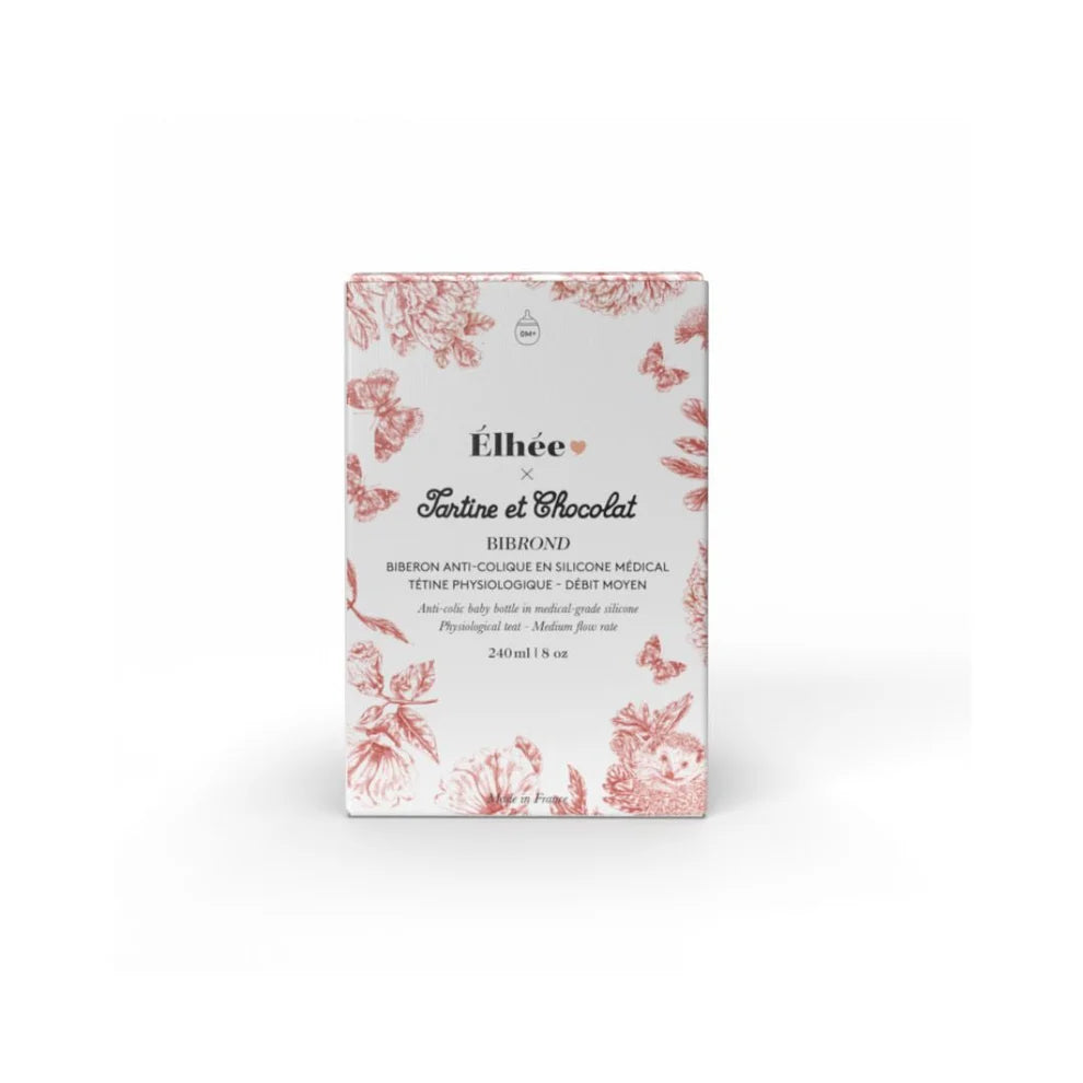 BIBERON 150ml - Tartine et Chocolat "Toile de Jouy" Terracotta