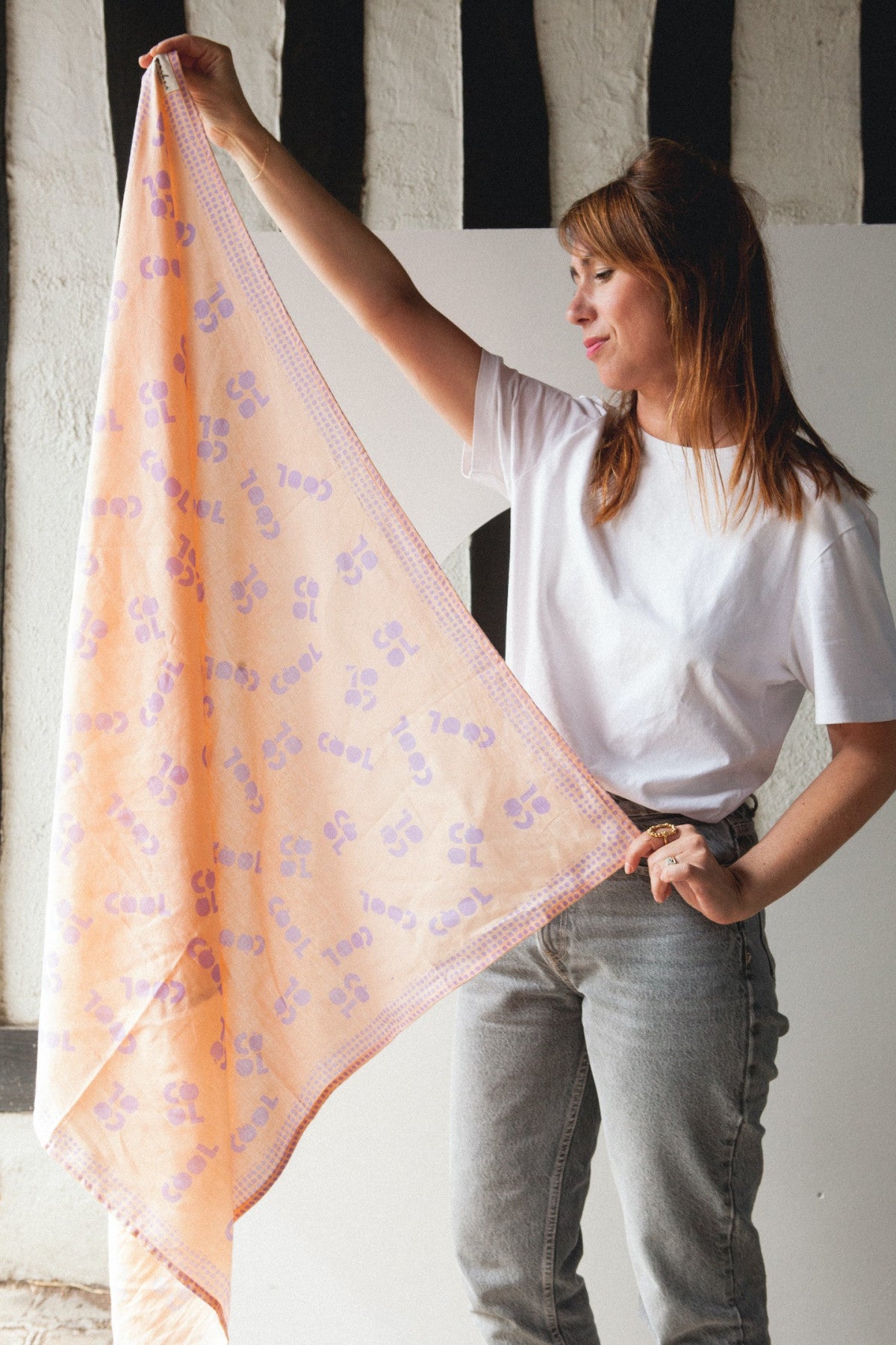 Big Foulard Latika "Cool" Papillon