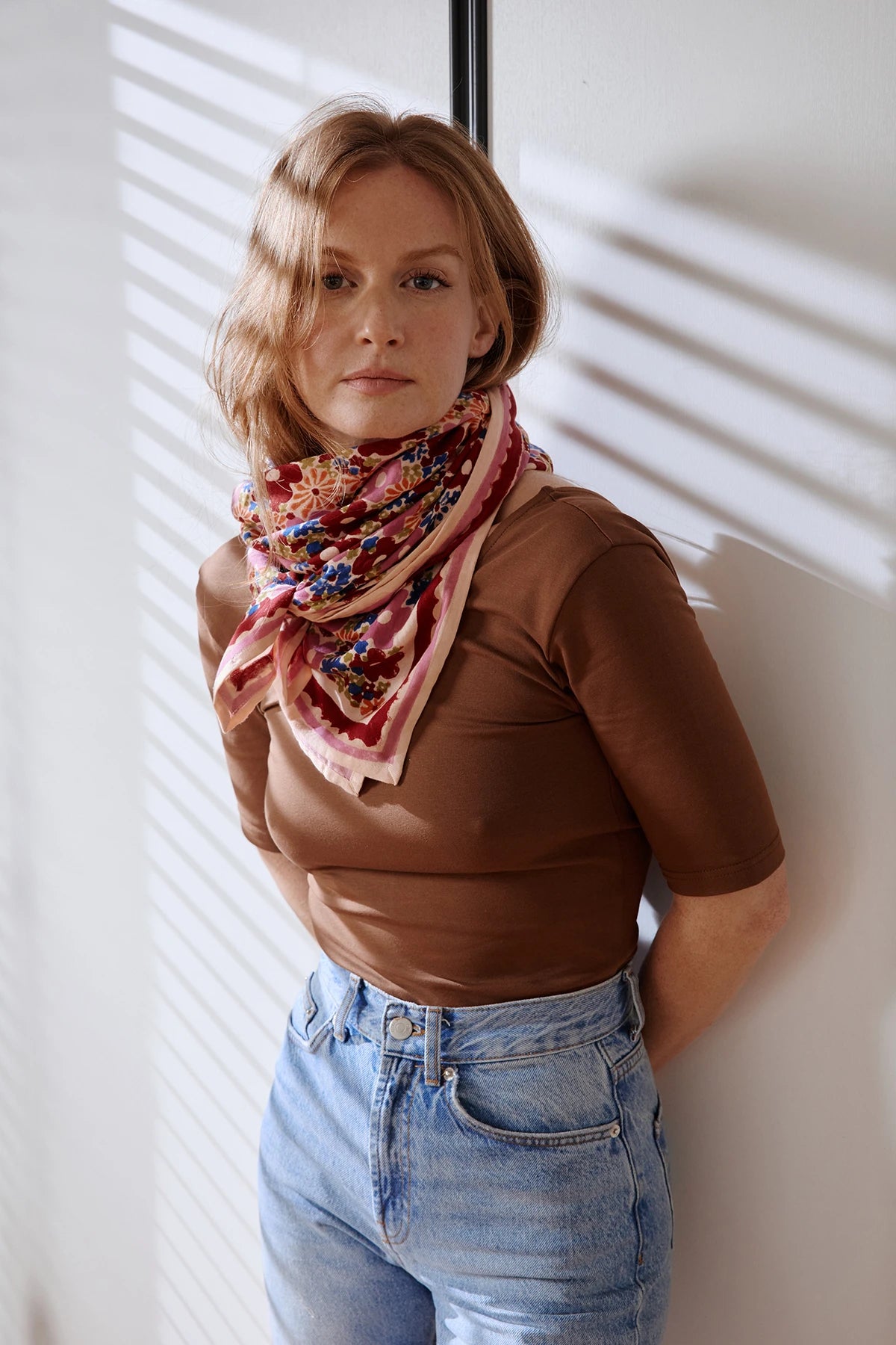 Big Foulard Latika Janie JANIE MACADAMIA