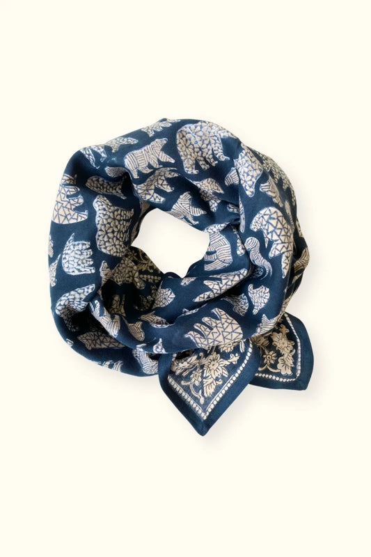 Big Foulard Latika "Ours" Orage