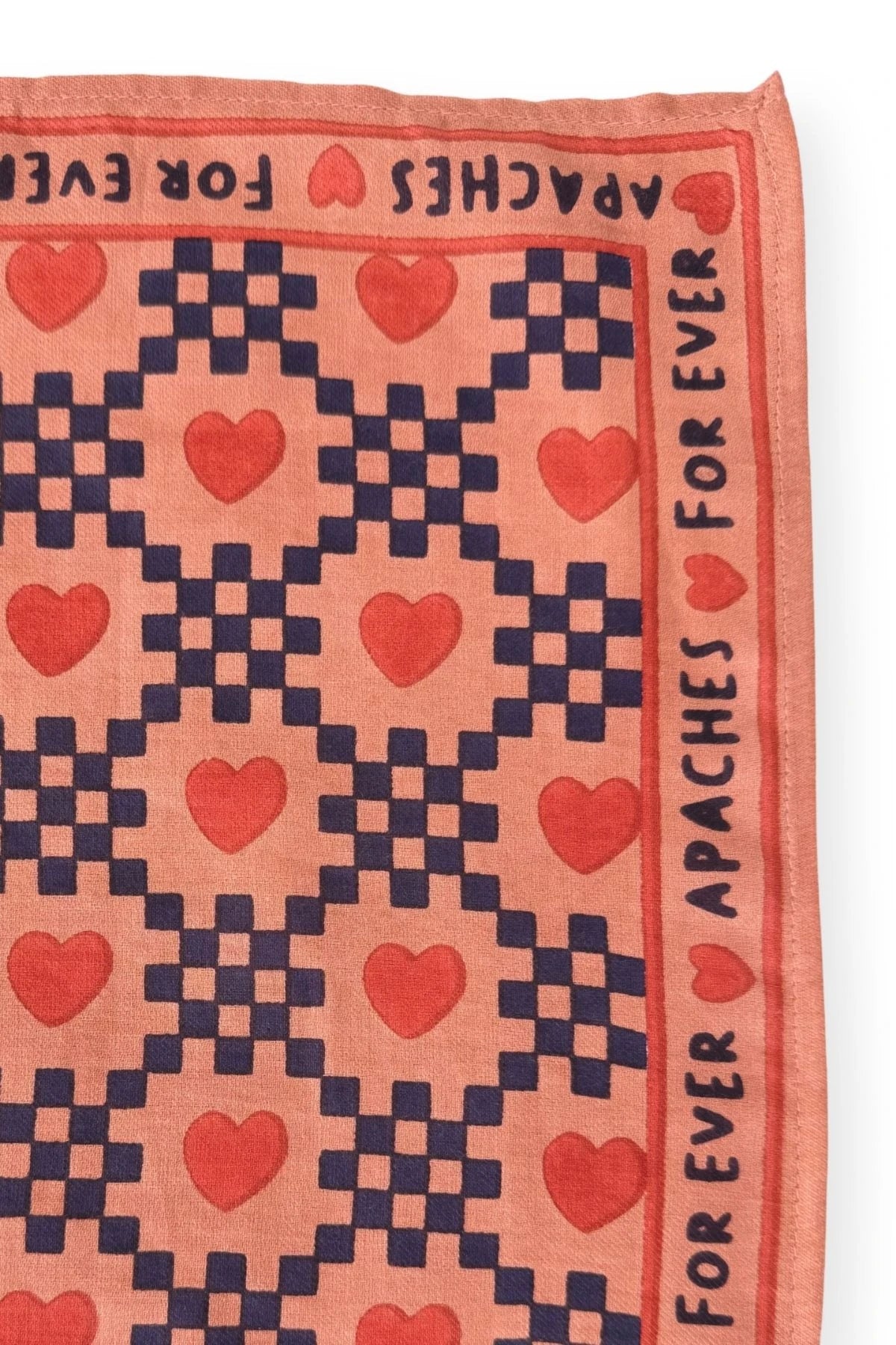 Big Foulard Manika "Amor " Rust
