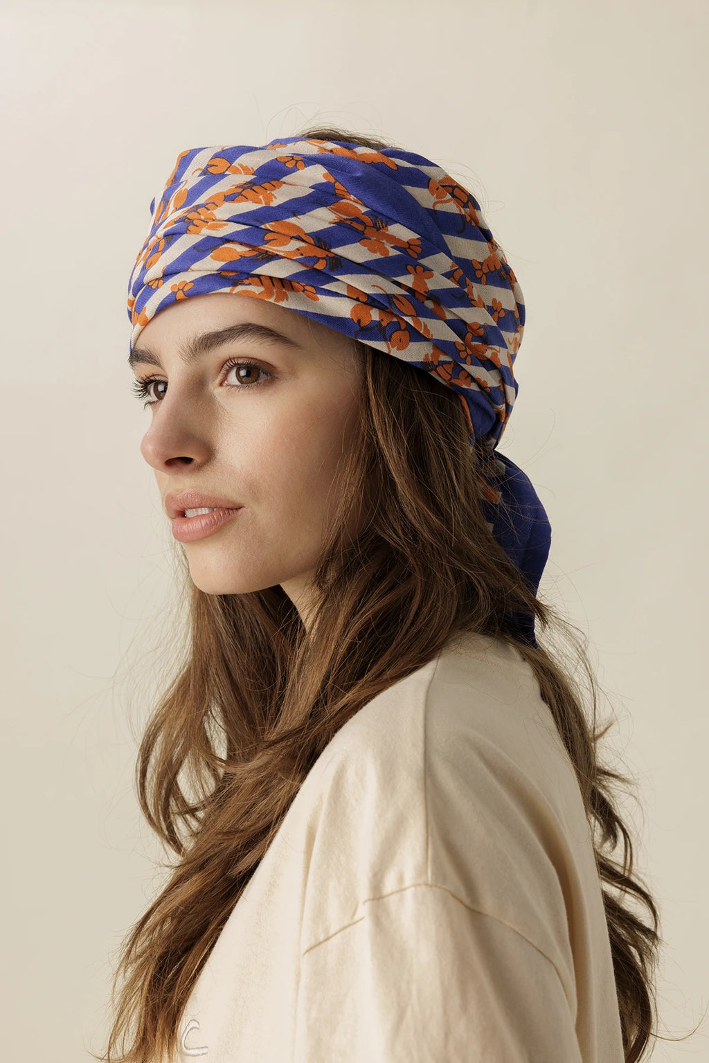 Big Foulard Latika Sebastien ORANGE
