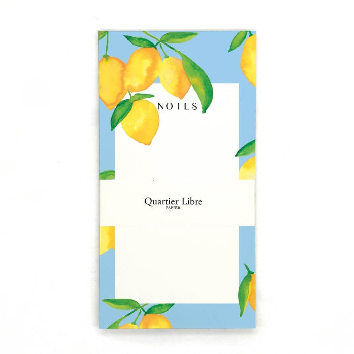 Bloc-notes Citrons Quartier Libre