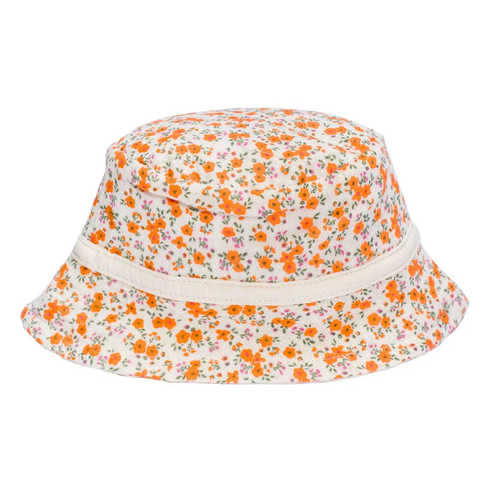 Bob mixte doublé en gaze de coton