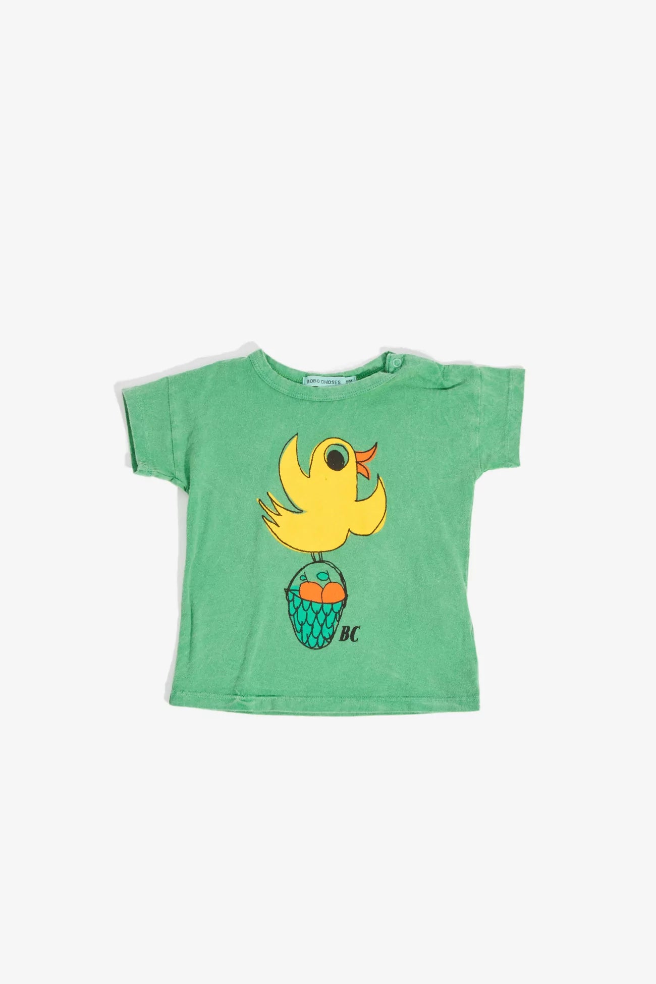 T-shirt Flying Oranges - Green - Bobo choses
