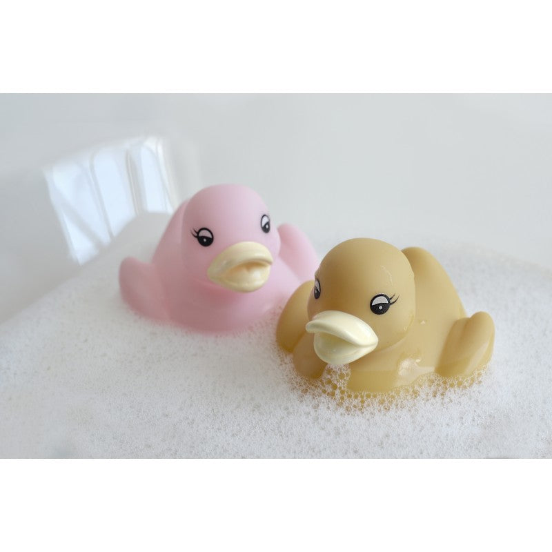 Boîte 4 canards de bain coloris scandi