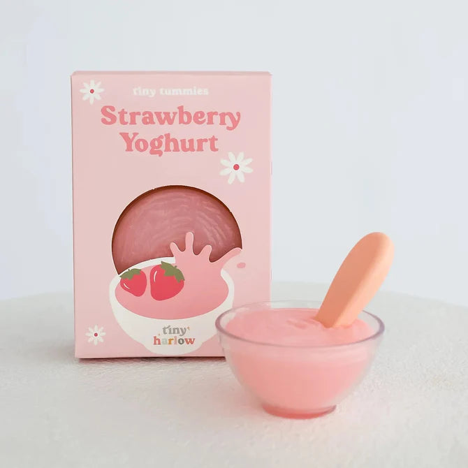 Bol magique et sa cuillère - Yaourt Fraise - Tiny Harlow