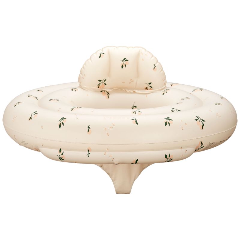 Dawn Baby Printed Swim Seat - Peach / Sea shell
