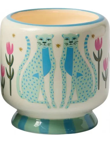 Bougie Adopo Blue Cheetahs - Lin et Iris