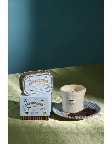 Bougie Printed In Bistro - Cappuccino