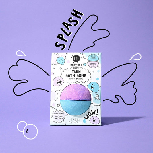 Boule de bain duo Boules de bain Bleu + Violet