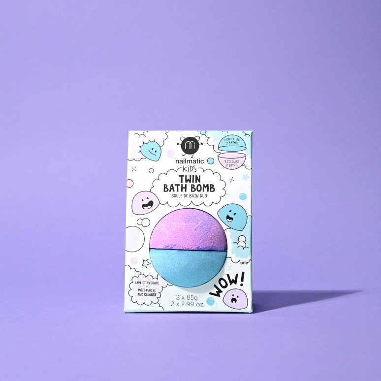 Boule de bain duo Boules de bain Bleu + Violet