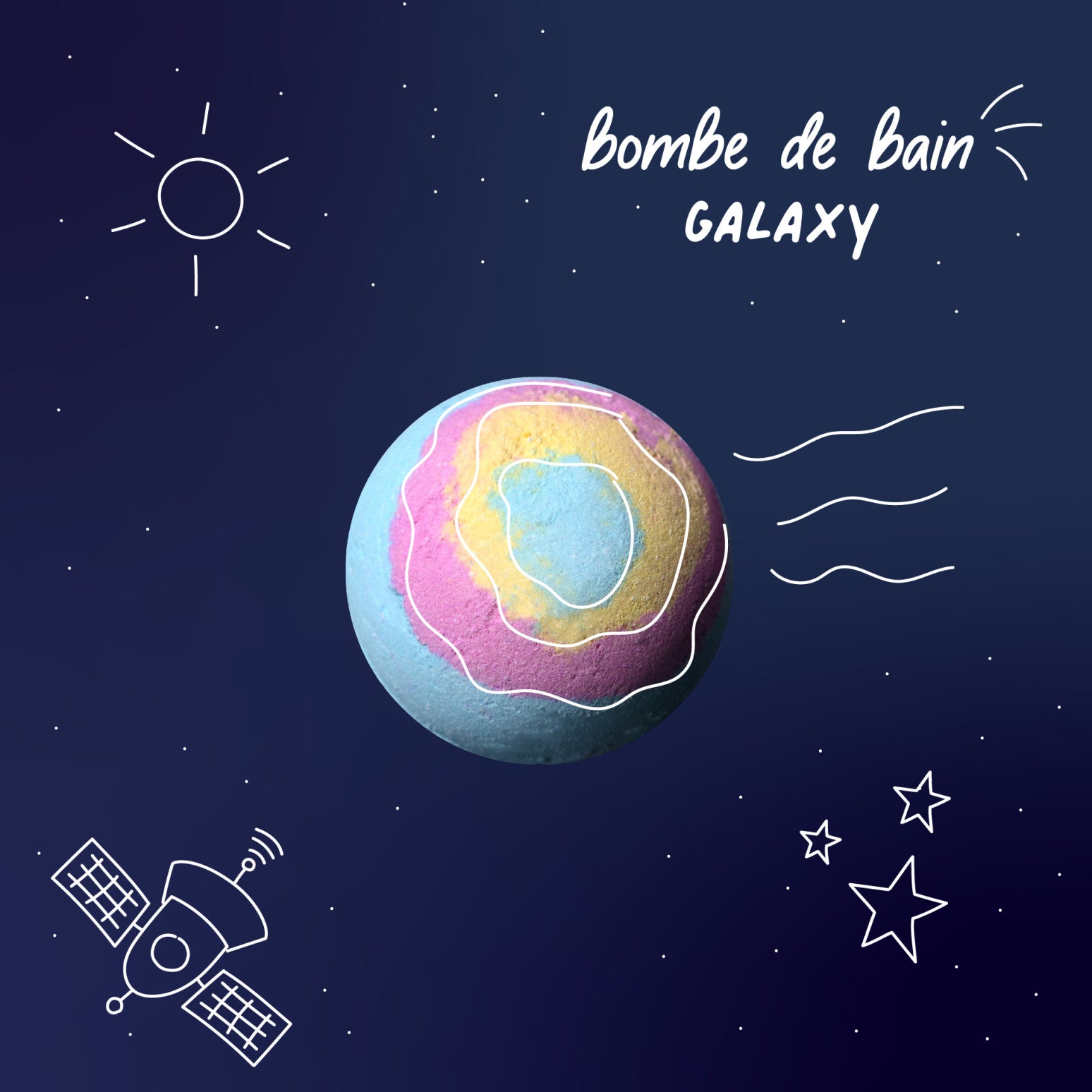 Boule de bain - Galaxy