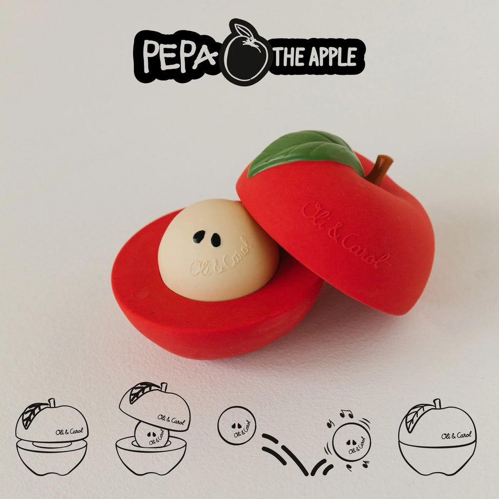 Pomme Jouet à Empiler & Balle Sonore