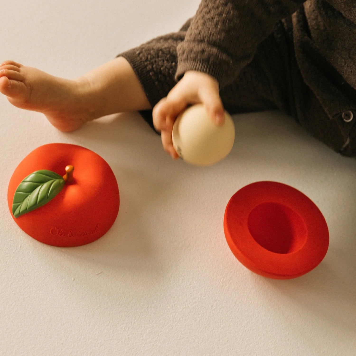Pomme Jouet à Empiler & Balle Sonore