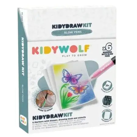 Kidydraw-Pad kit - Blow pen