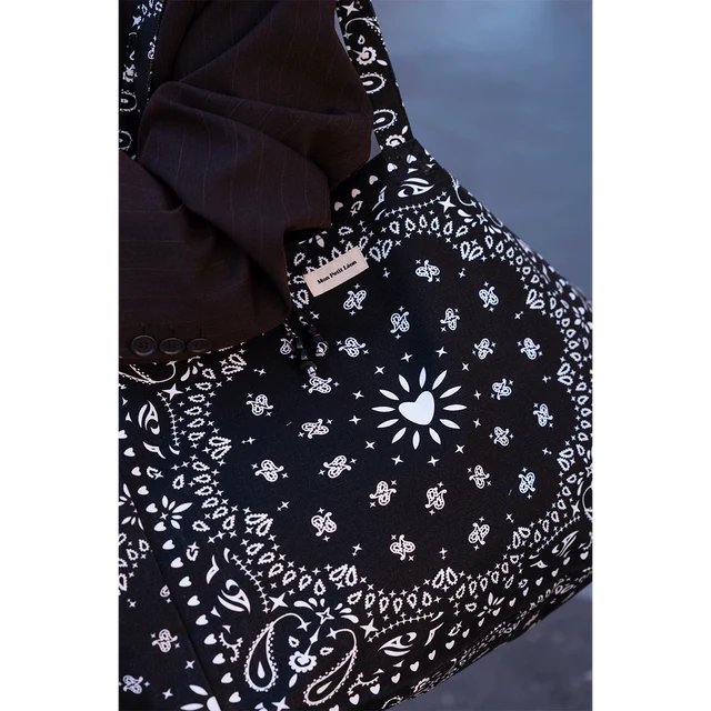 Cabas XXL - Bandana Noir
