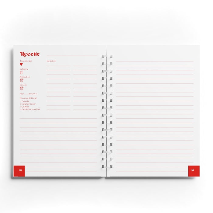 Carnet de Recettes Citrons Quartier Libre