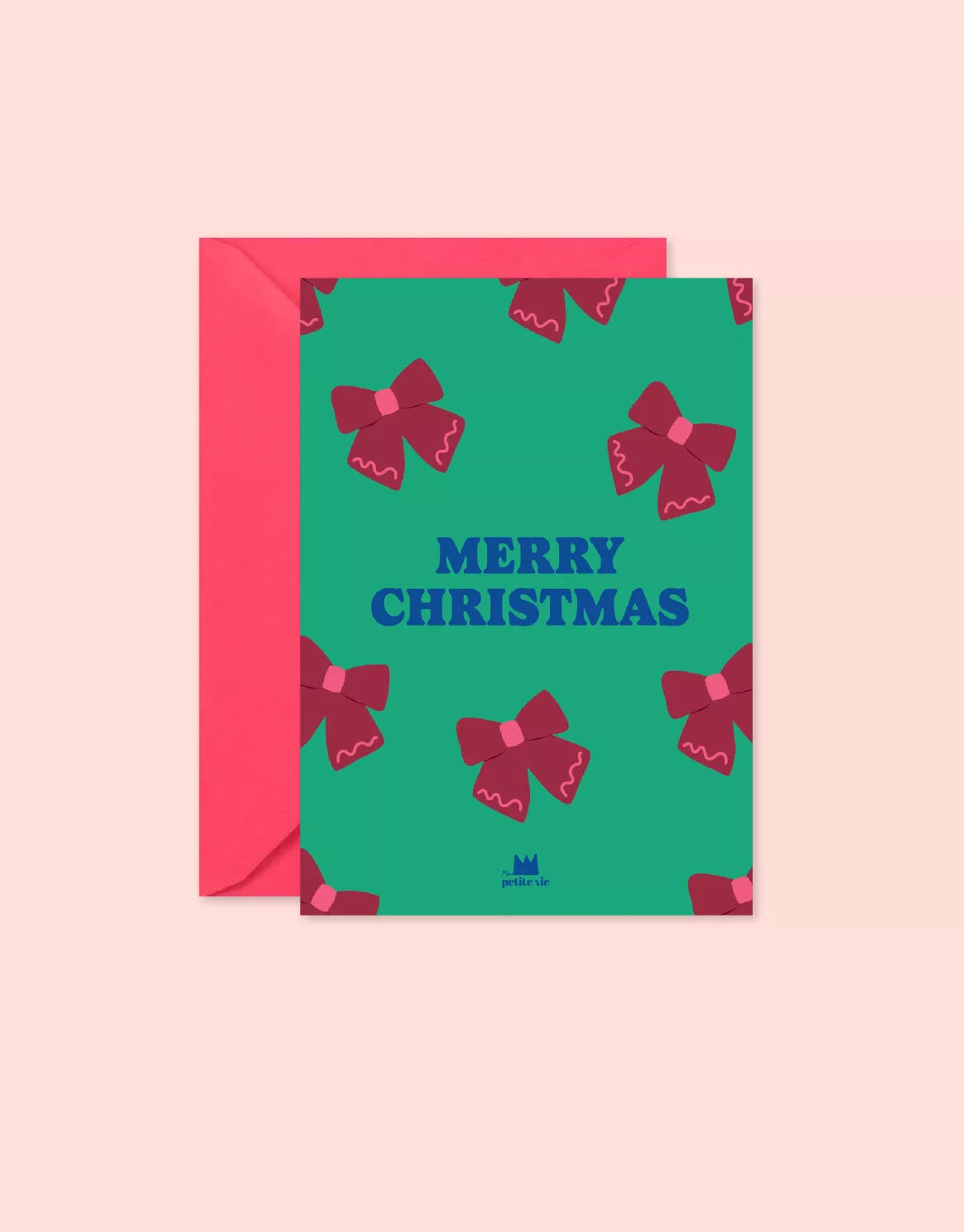 Carte "Noël" : Merry Christmas (avec enveloppe)