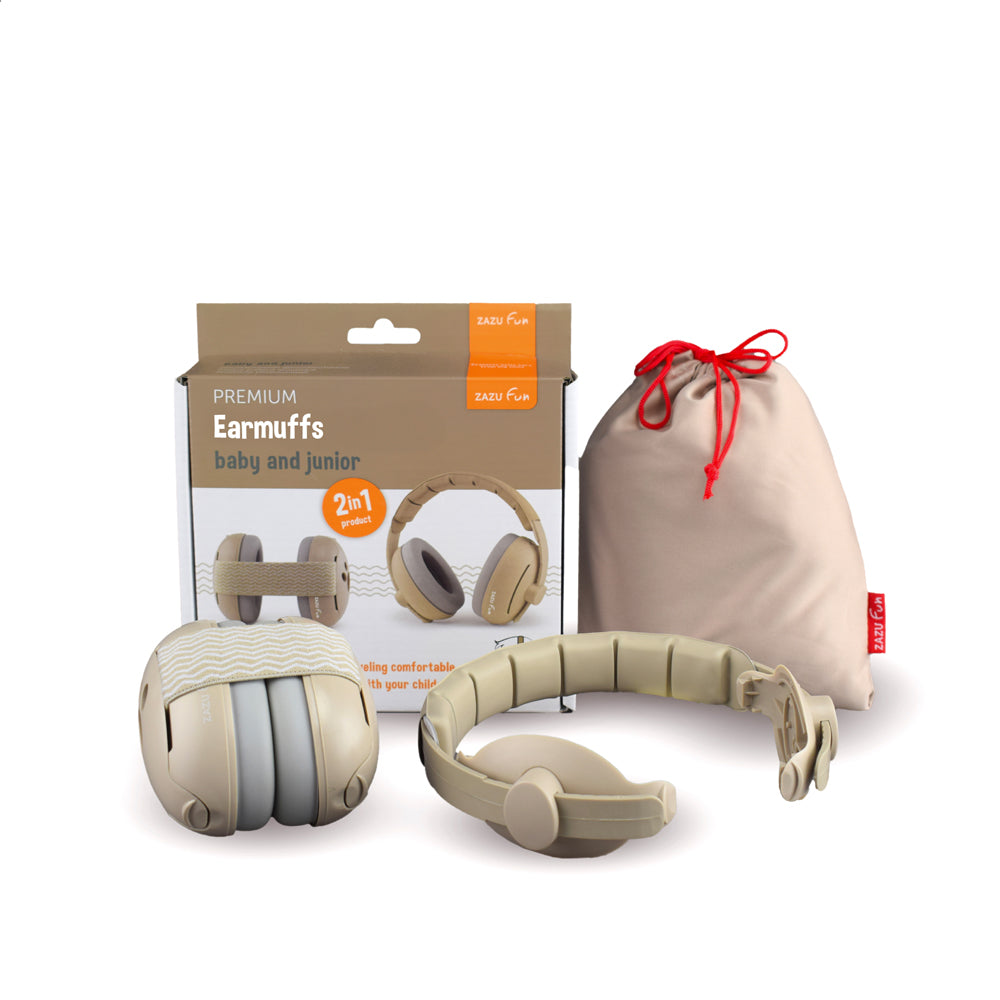 Zazu – Casque antibruit évolutif – Beige