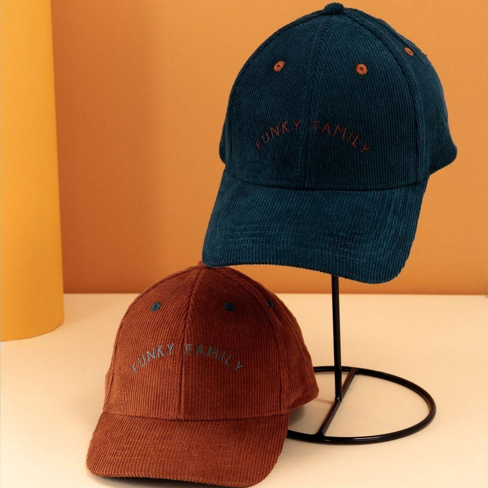 CASQUETTE VELOURS FUNKY FAMILY | CARAMEL