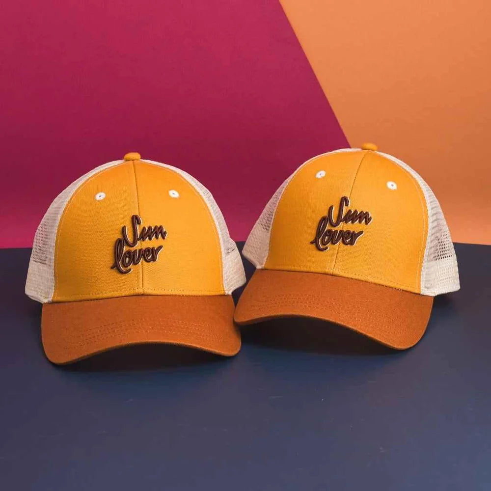 CASQUETTE SUN LOVER MOUTARDE