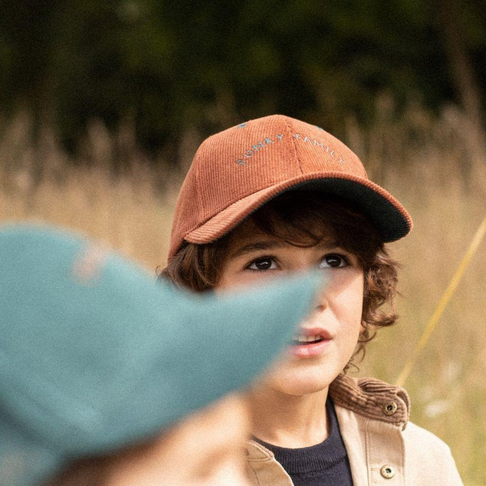 CASQUETTE VELOURS FUNKY FAMILY | CARAMEL