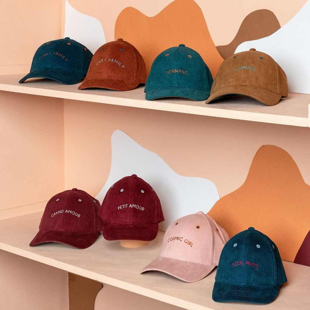CASQUETTE VELOURS FUNKY FAMILY | CARAMEL