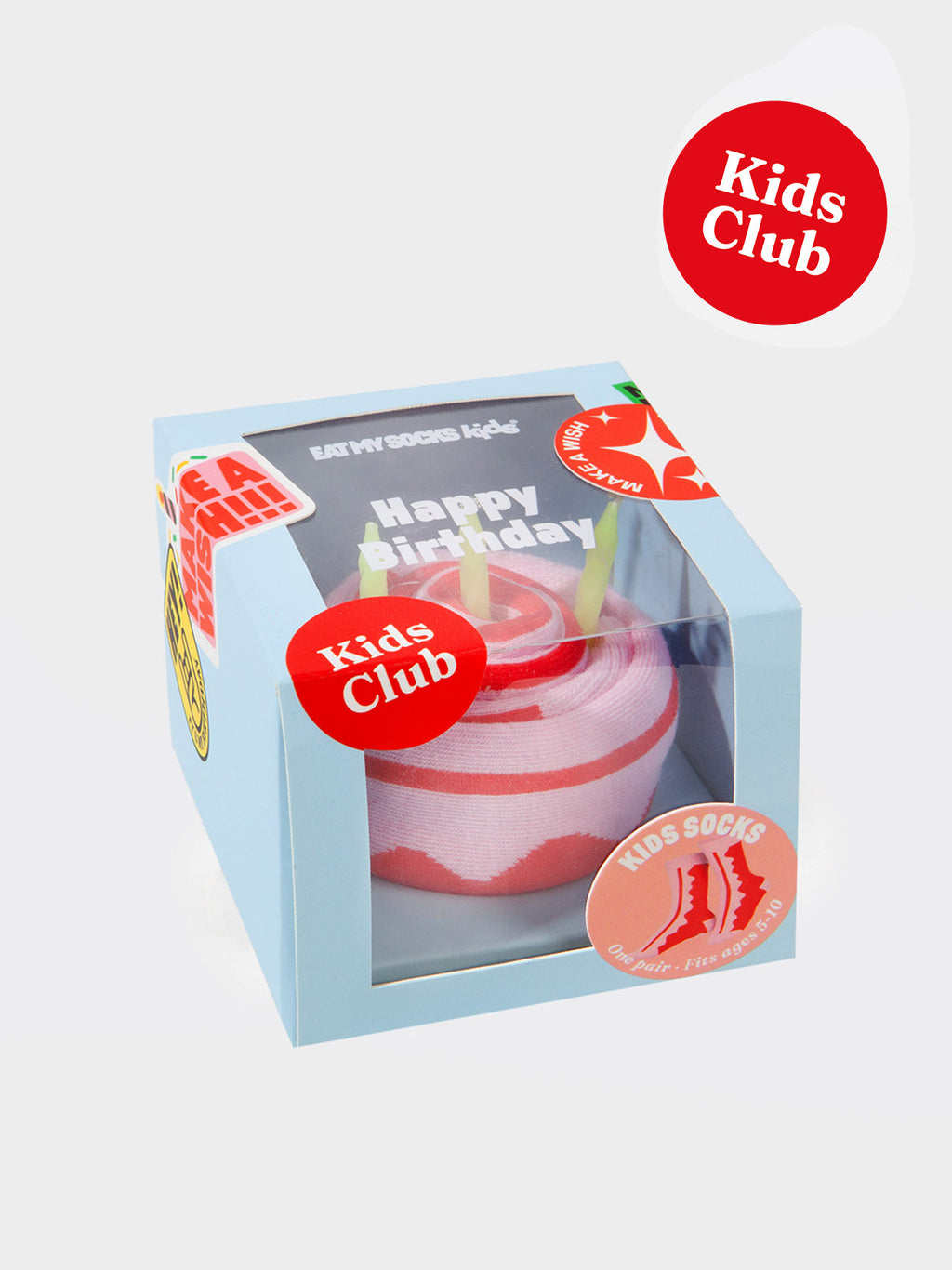 Chaussette - Gâteau d'anniversaire