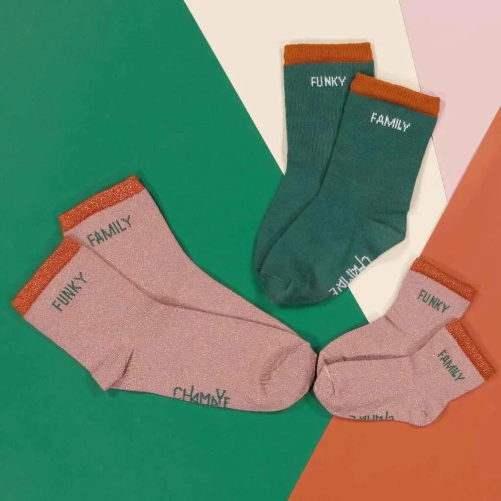 CHAUSSETTES PAILLETTES FUNKY FAMILY | ENFANT