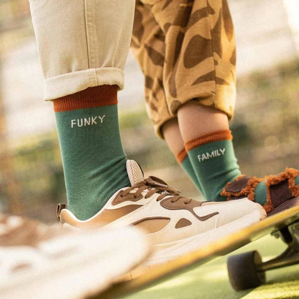 CHAUSSETTES FUNKY | ENFANT - VERT