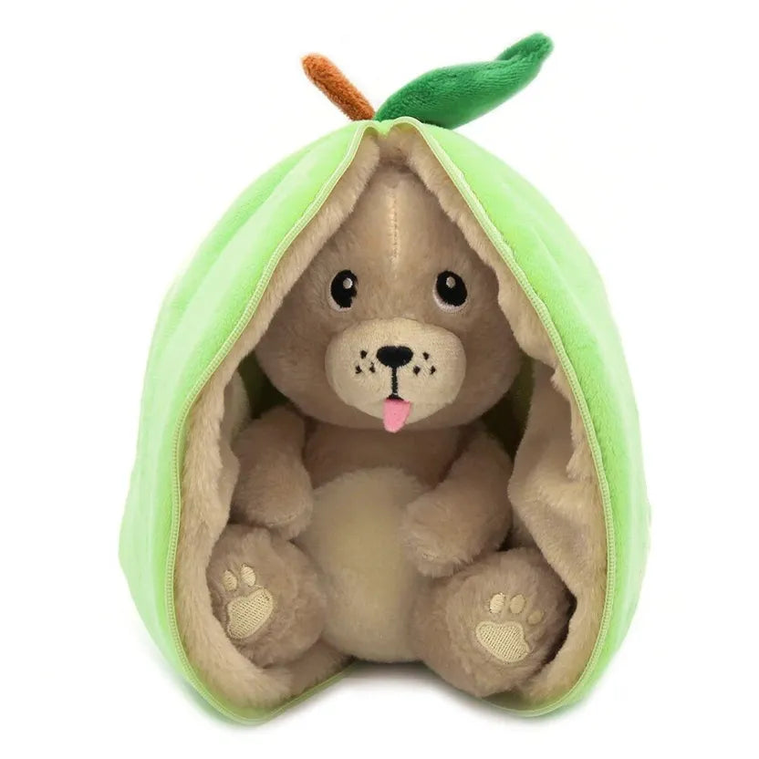 Peluche Crocket le chien / Pomme