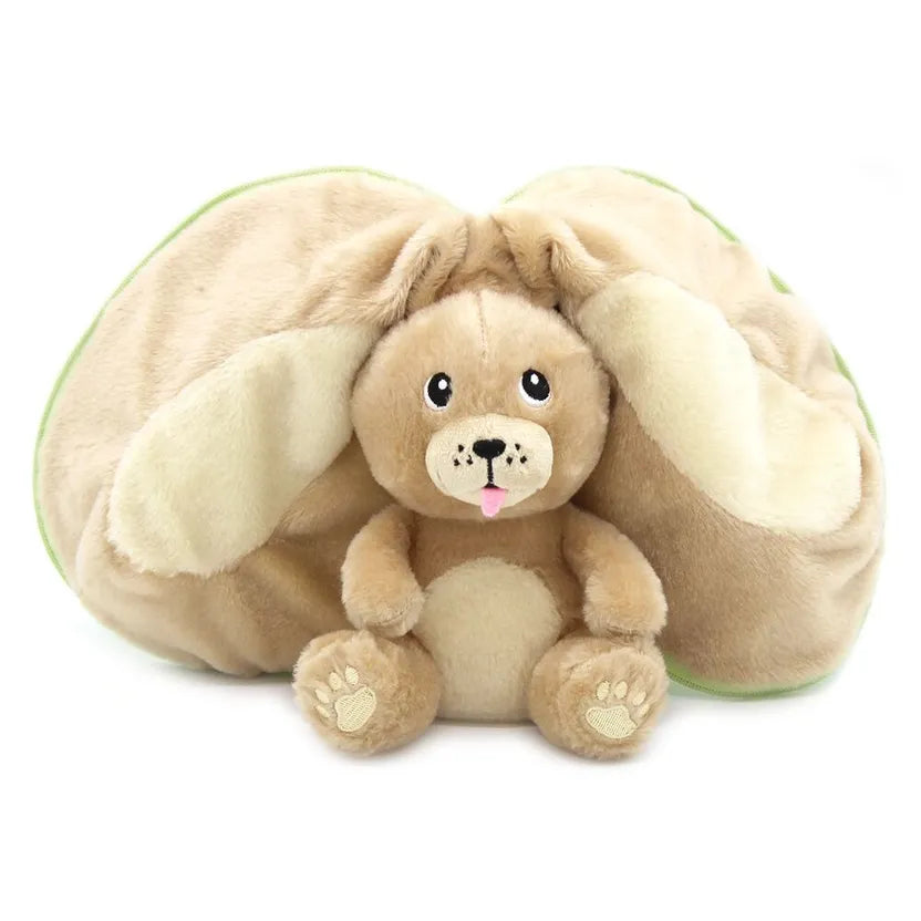 Peluche Crocket le chien / Pomme