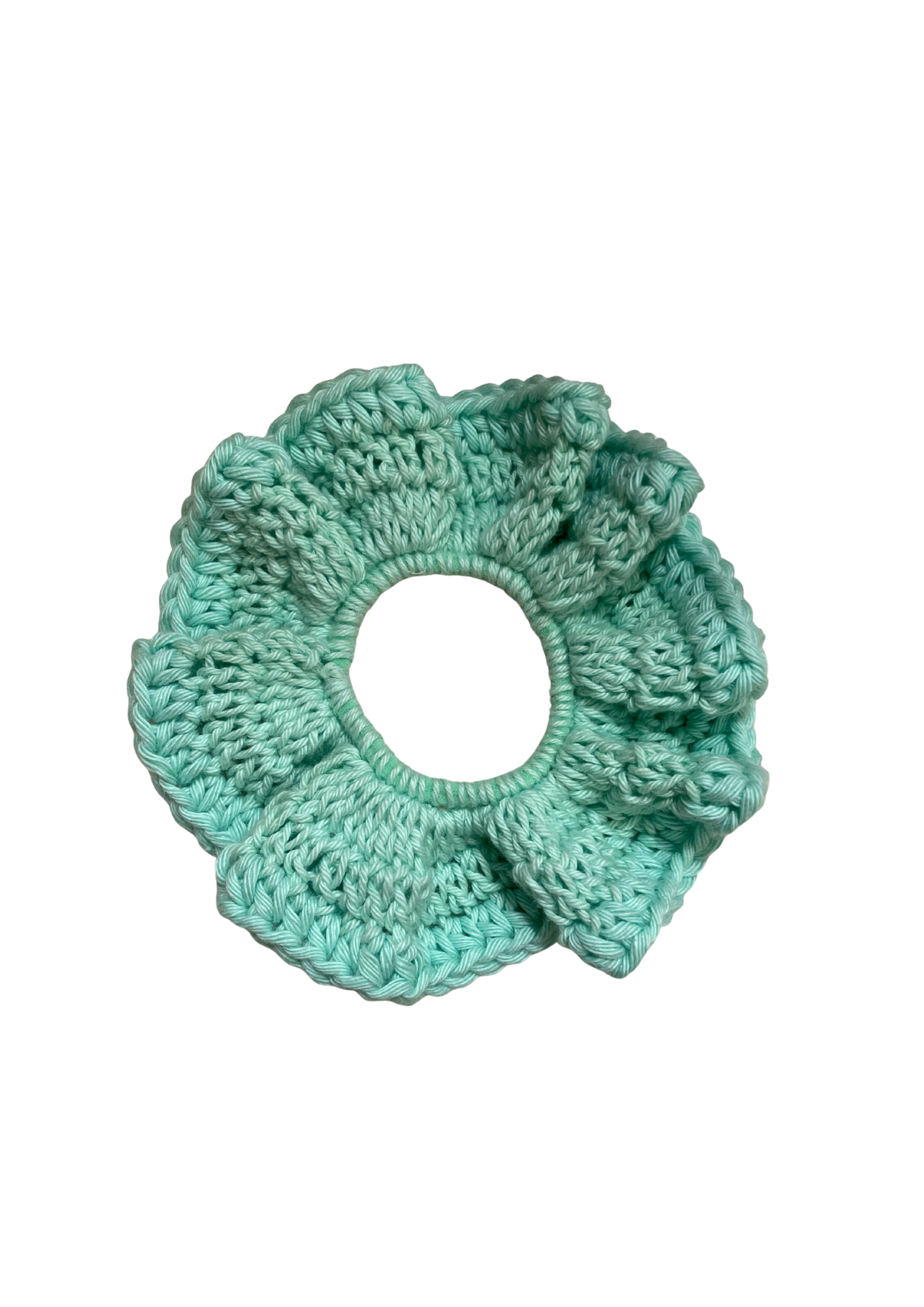 Chouchou Fleur - Vert d'eau