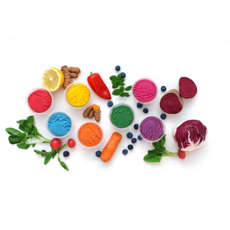 Coffret 4 pots pâte à modeler naturelle & vegan "Yuki"