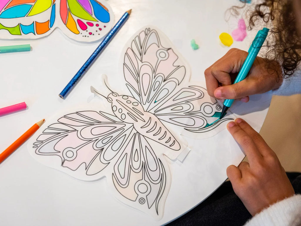 Coloriages gonflables Papillons et strass