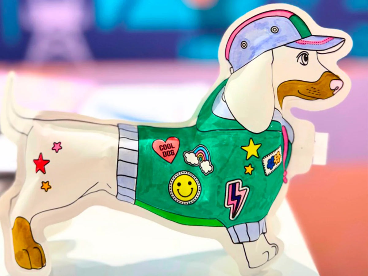 Coloriages gonflables Cool Dogs