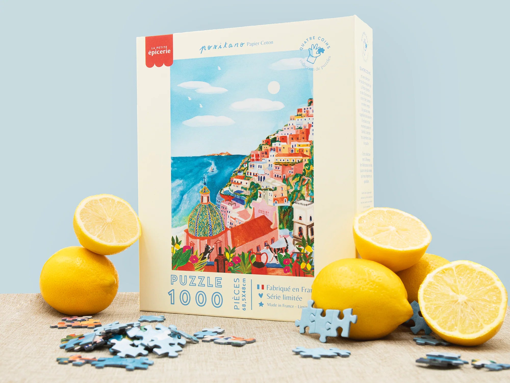 Puzzle Positano par Flore @Papier Coton -  1000 pièces