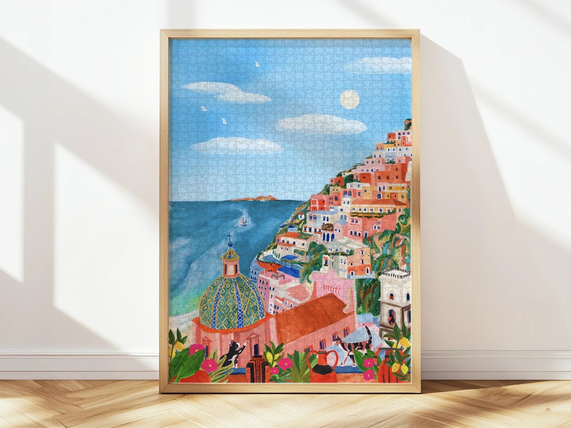 Puzzle Positano par Flore @Papier Coton -  1000 pièces