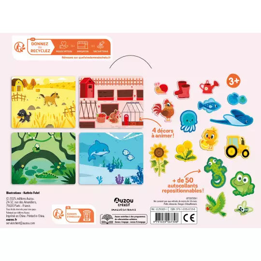 Mes premiers autocollants en relief - Les couleurs
