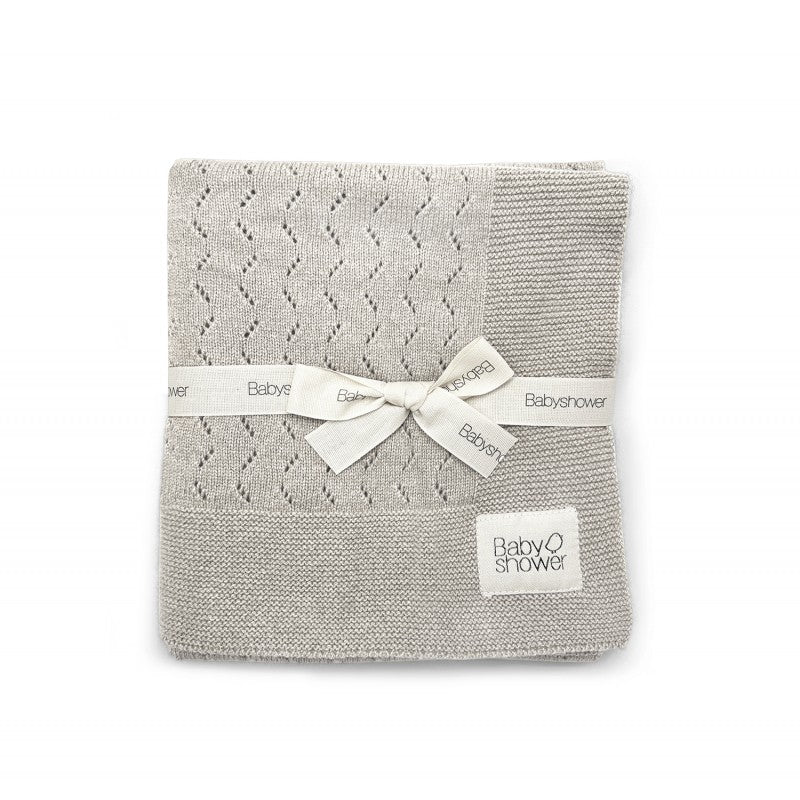 COUVERTURE TRICOT CLASSIC CASHMERE BEIGE